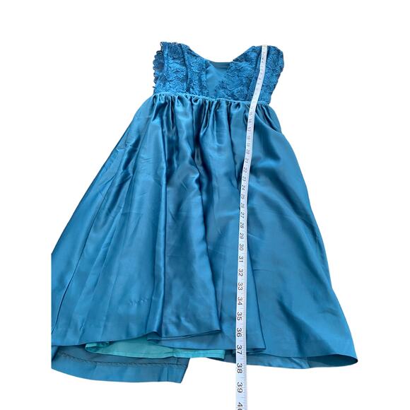 ModCloth Geode Blue Fairycore Lace Short Sleeveless Formal Dress Size Medium - Picture 9 of 9